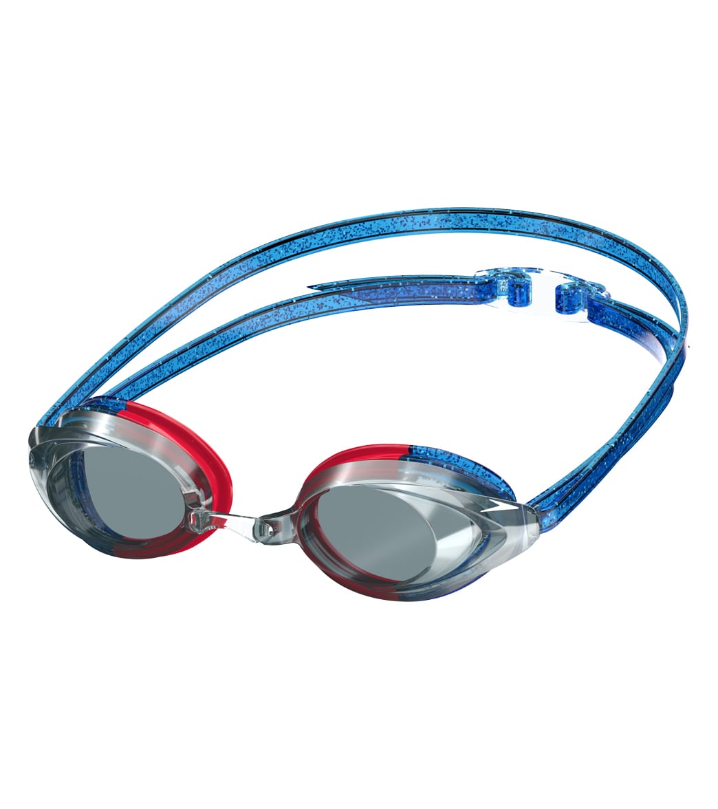 Speedo Blue/Celeste/Silver Vanquisher 2.0 Mirrored Limited Edition Goggles