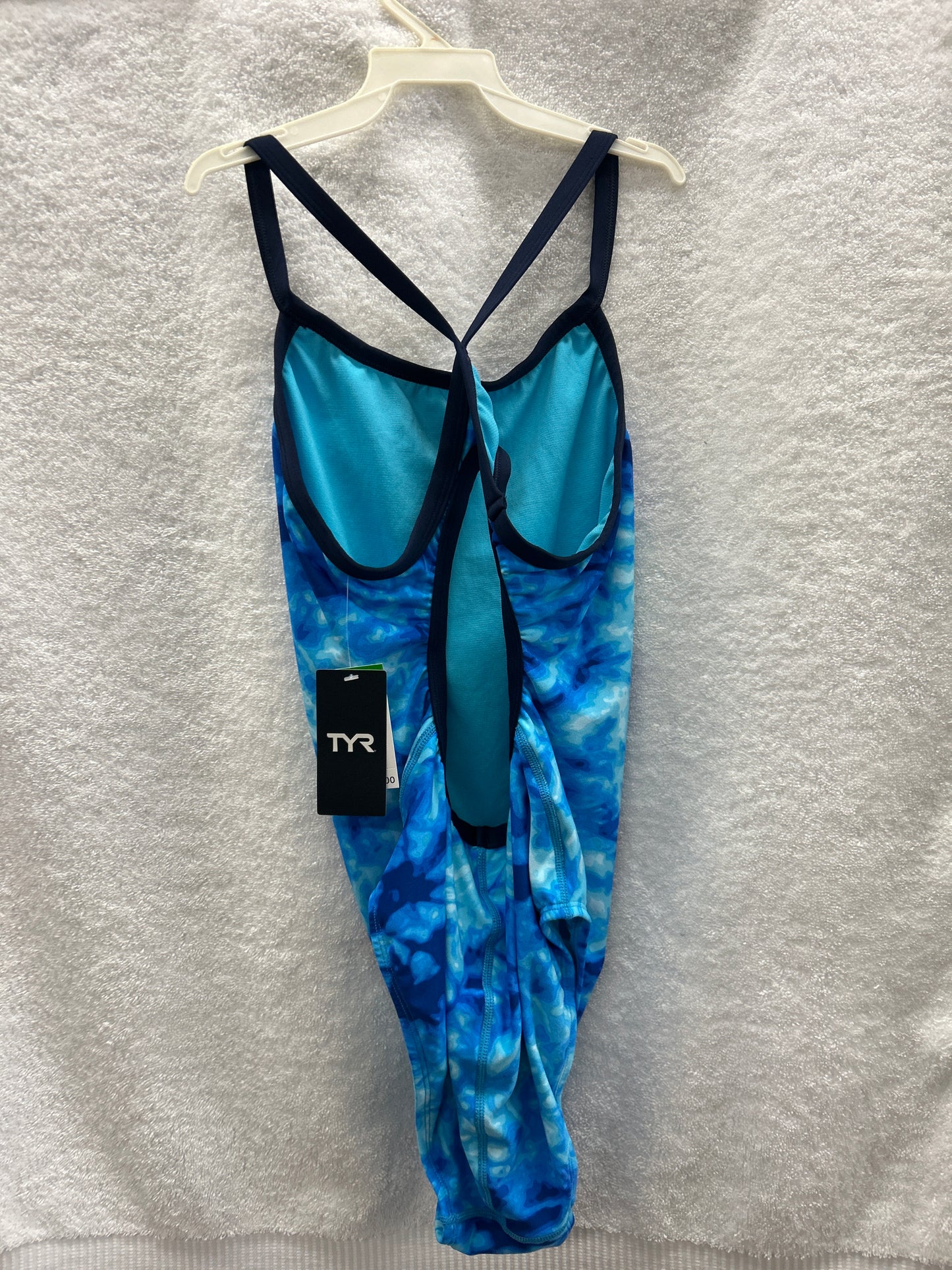 TYR Women’s Diamond Fit Azultec Ocean Blue Size 36