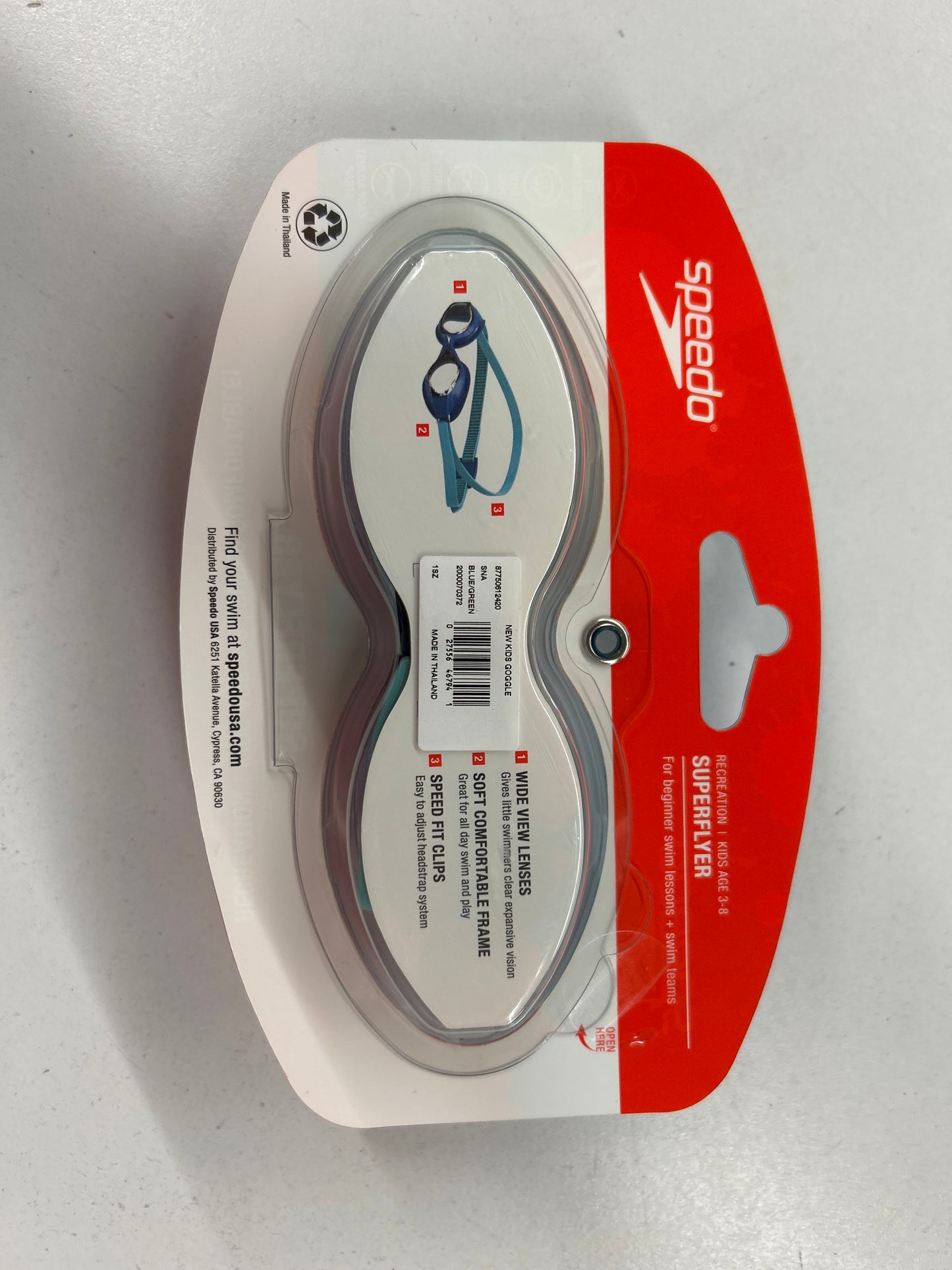 Superflyer Speedo Blue/Green