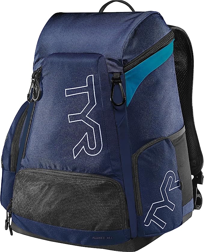 TYR Royal/Lite Blue Alliance 45L Backpack
