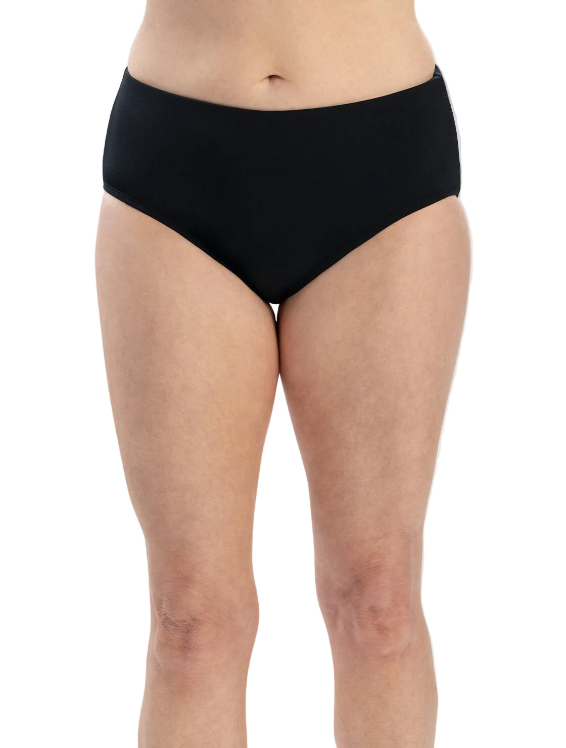 Dolfin Aquashape Dot Print Wrap Front Tankini with Solid Black Bottom