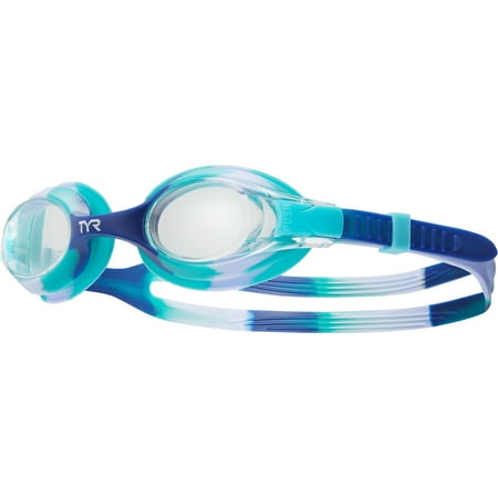 TYR Clear/Purple Kids' Swimple Tie Dye Goggle