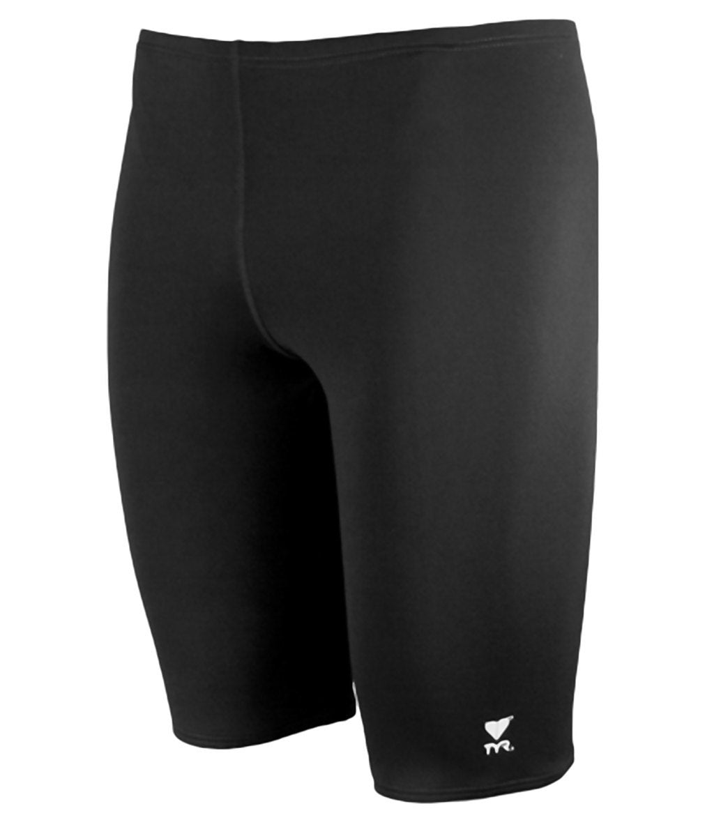 TYR Black Durafast One Jammer With Screen Printed Logo Size 28
