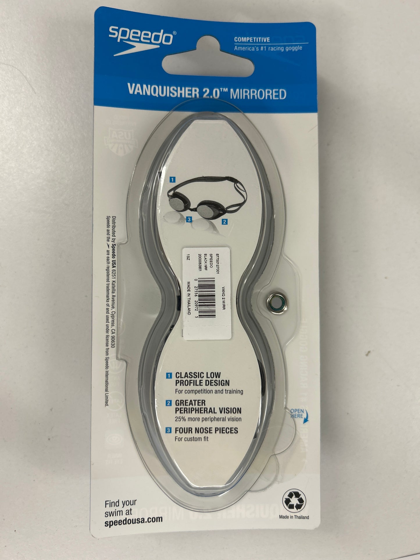 Speedo Clear Vanquisher 2.0 Goggle
