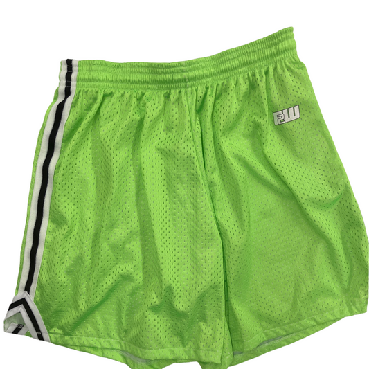 Fit 2 Win Adult Medium Green Ribbon Shorts