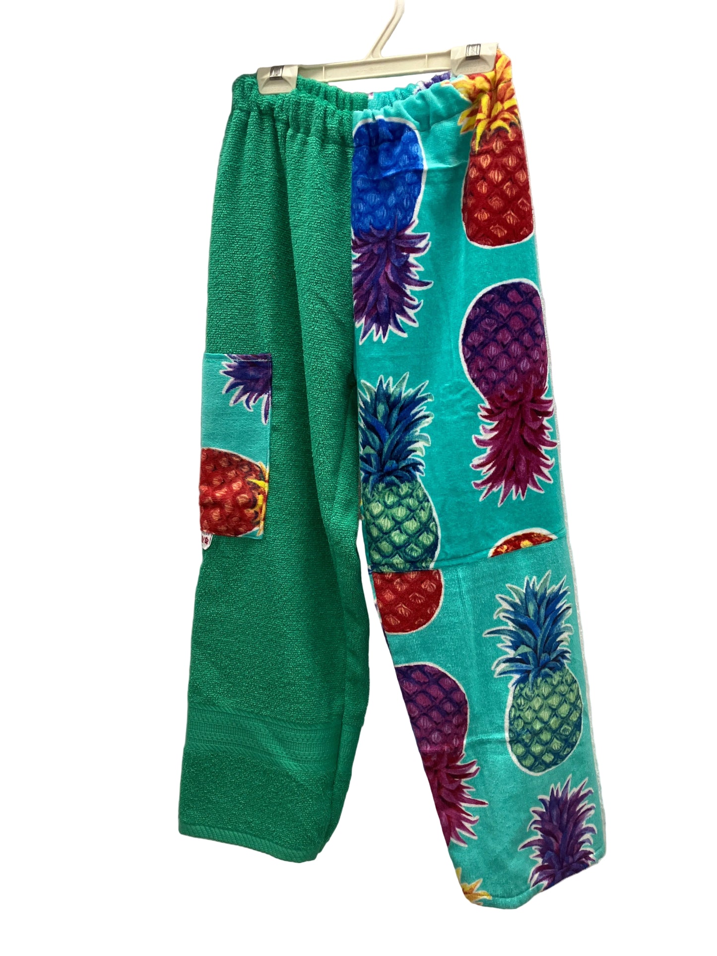 Green Pineapple Towel Pants