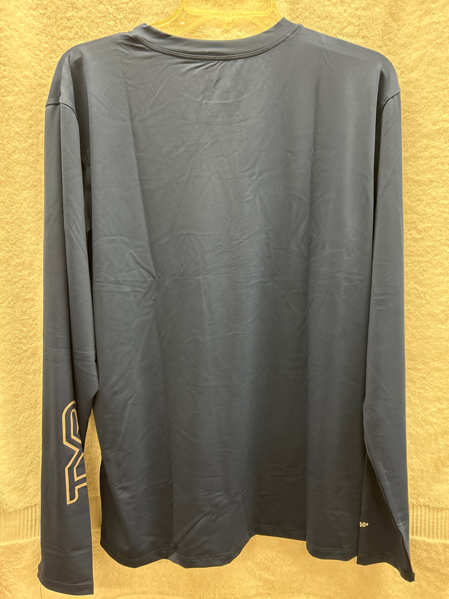TYR Men Long Sun Shirt Navy Size XXL