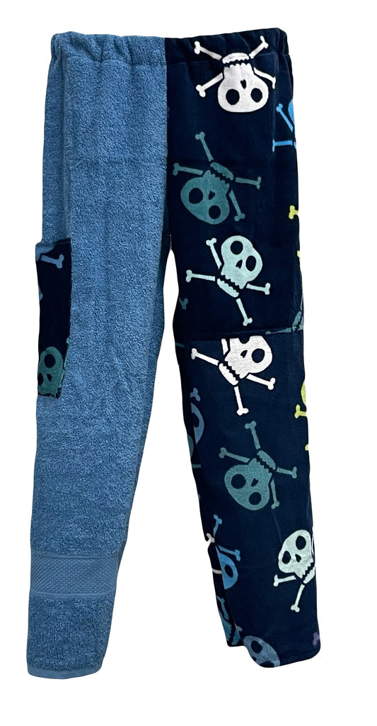 Blue Pirate Towel Pants