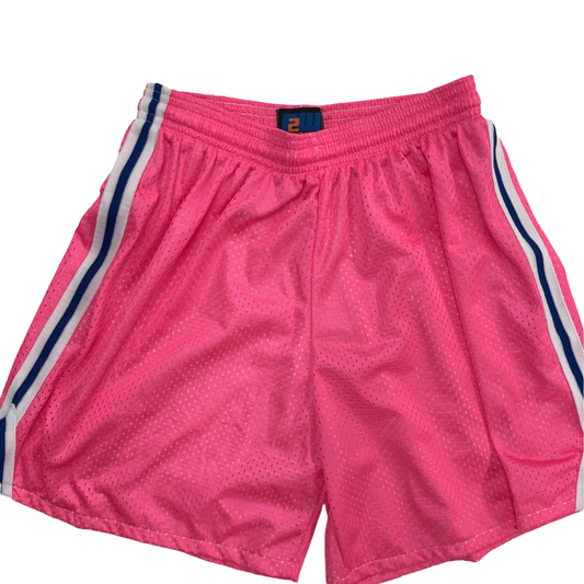 Fit 2 Win Adult Medium Hot Pink Ribbon Shorts