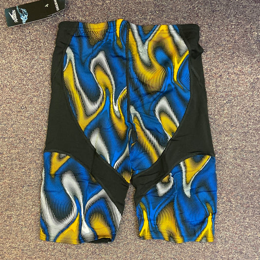 Speedo Endurance+ Team Royal Blue/Gold Jammer Size 34