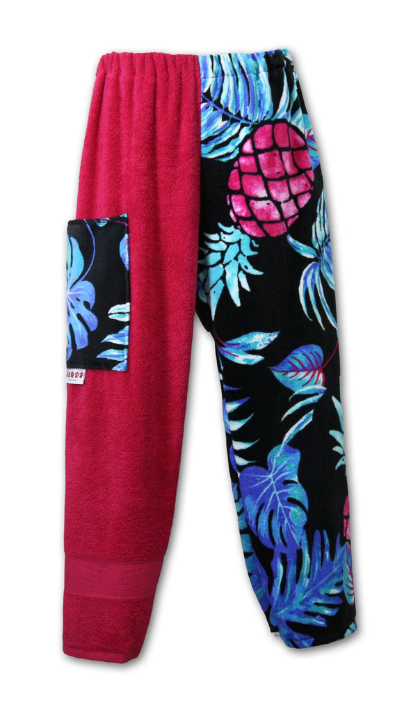 Raspberry Pineapple Towel Pants