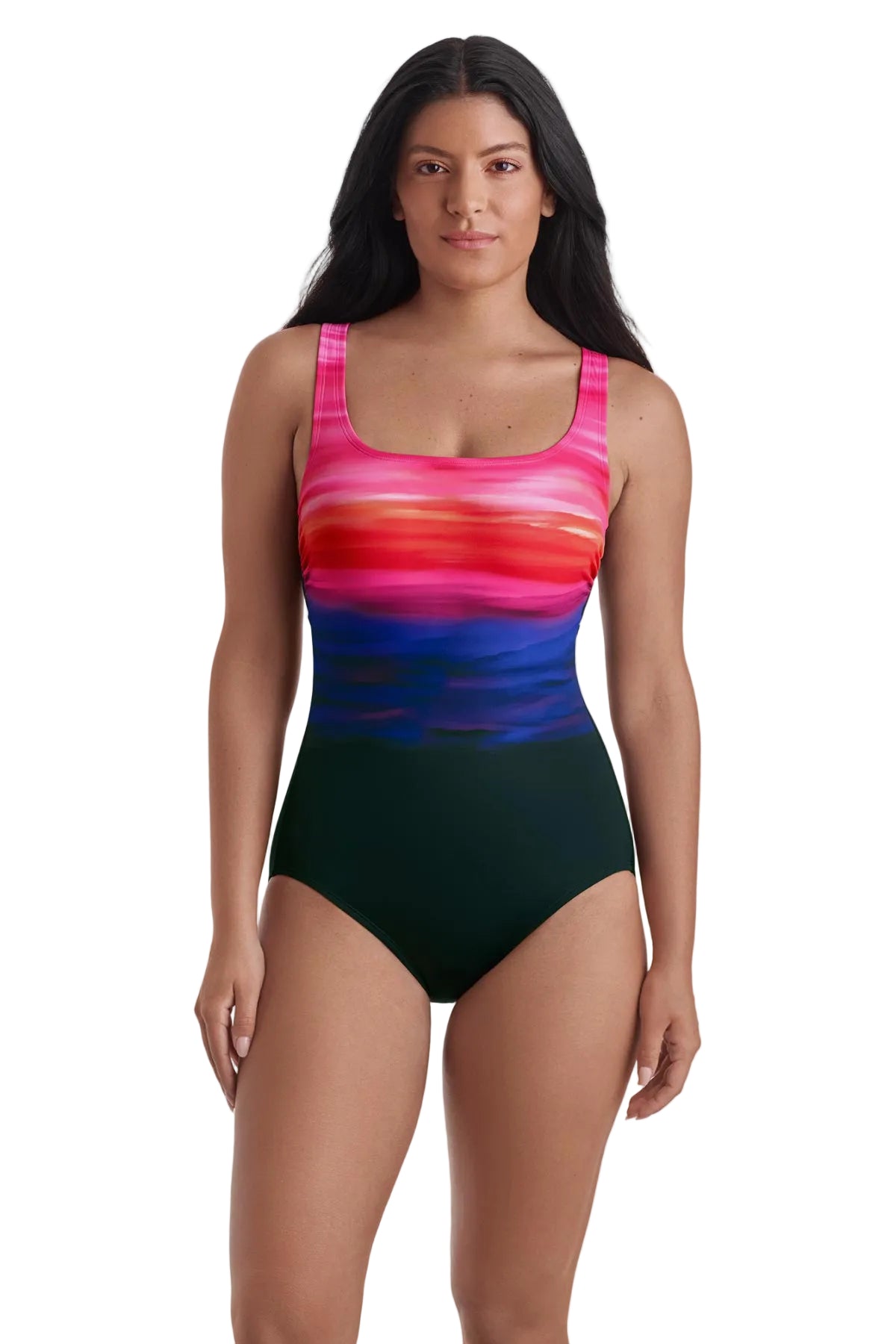 Longitude ShapeSolverSport Scoopneck Tank W/ Adjustable Straps One Piece