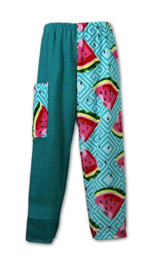Green Watermelon Towel Pants
