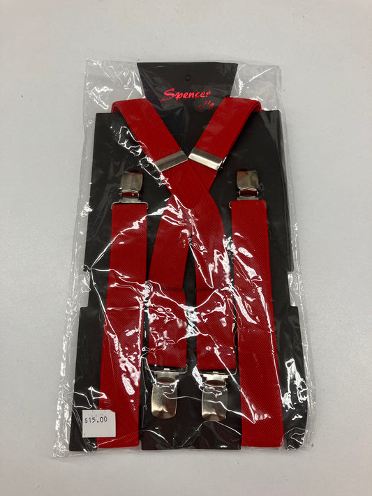 Spencer J’s Red Suspenders