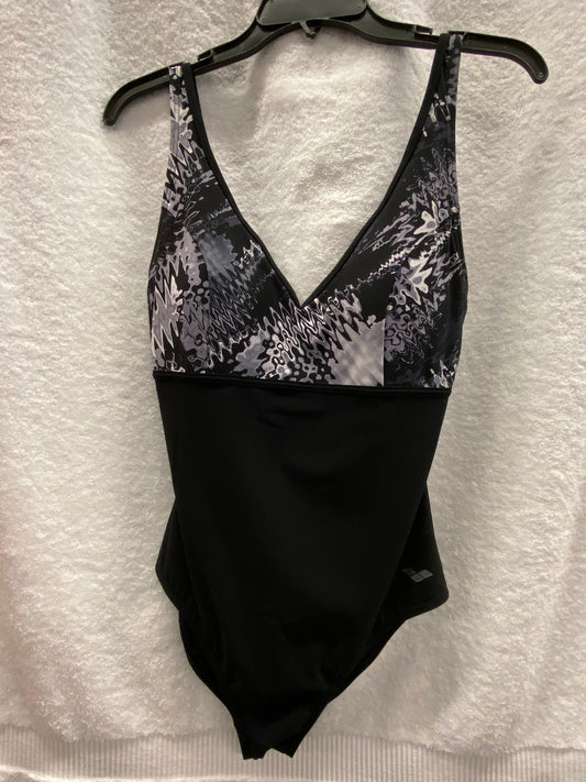 Arena Black Multi Black Zora Wing Back One Piece Suit Size 10