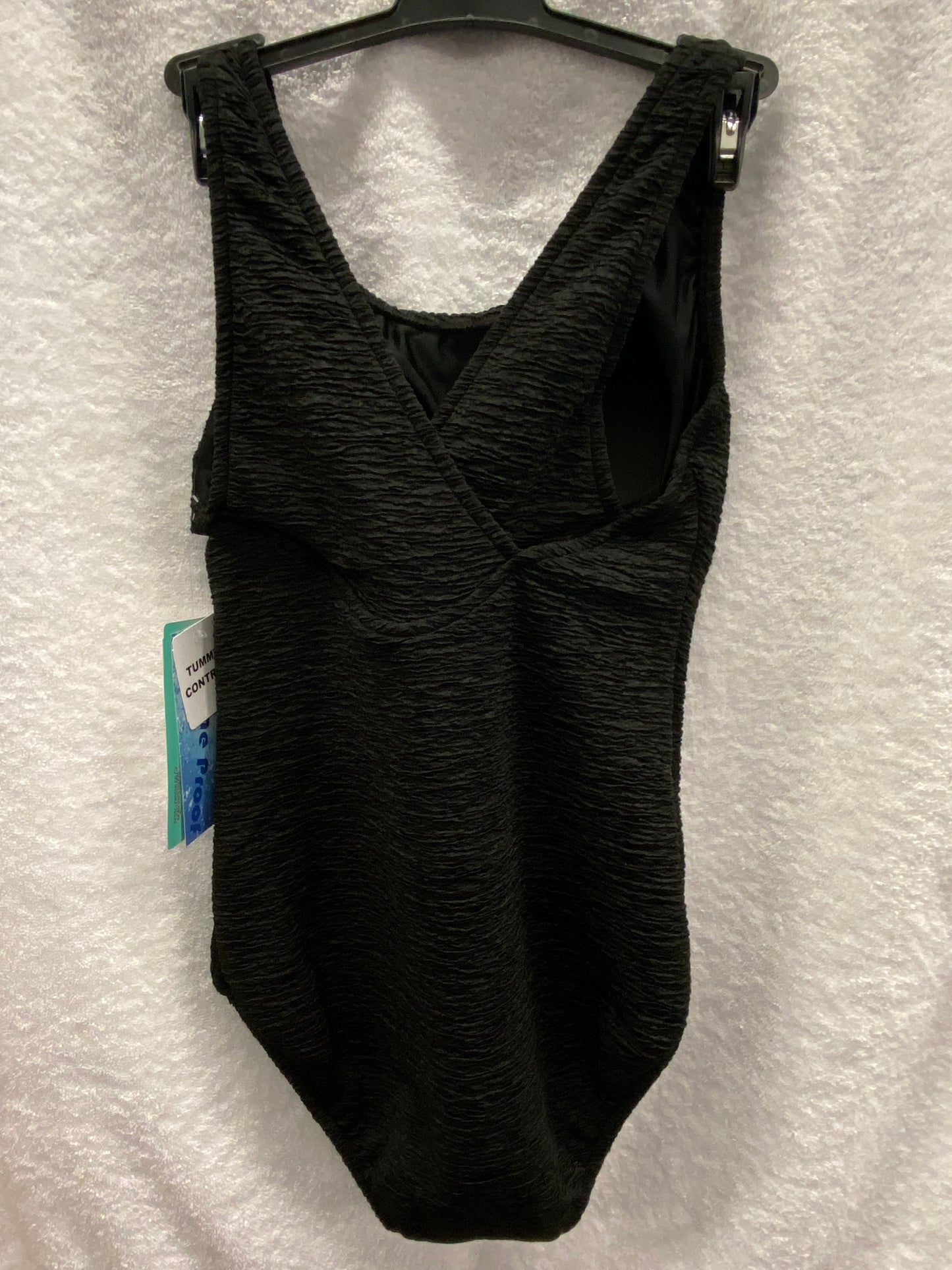 Penbrooke Black One Piece X Back Suit Size 10