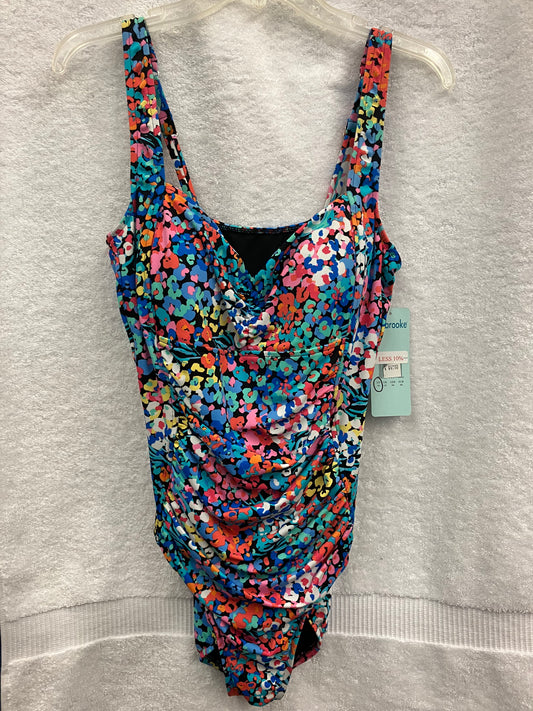 Penbrooke Black/Multi Shape Solver One Piece Missy Control Size 16
