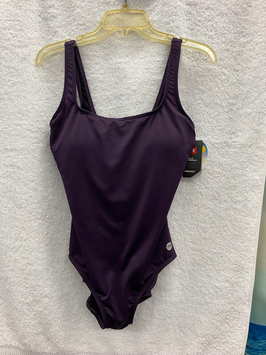TYR Deep Plum Sol Scoop Neck Control Lift Size 12