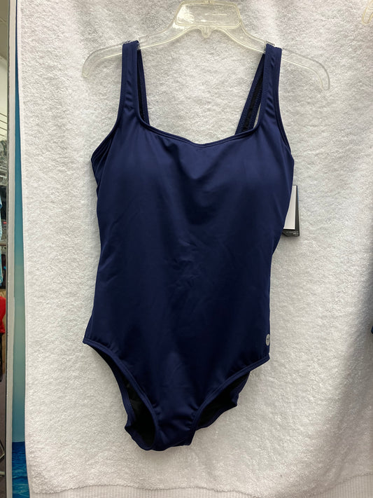 TYR Navy Scoop Neck Control Lift Suit Size 14