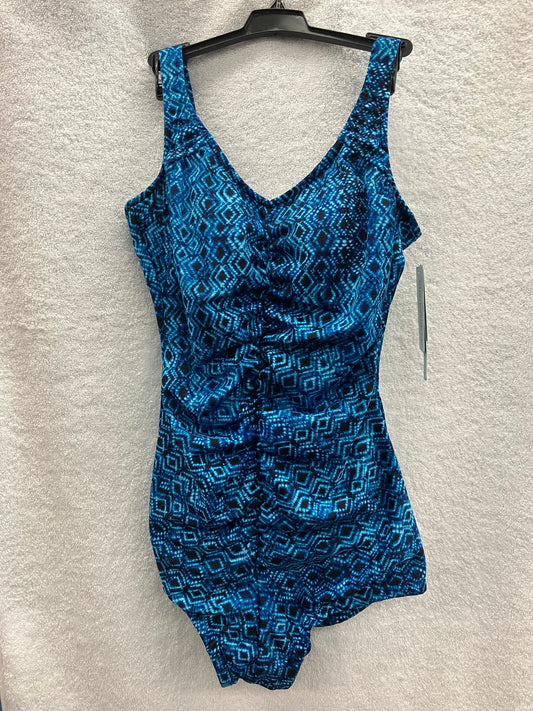 Penbrooke Blue Shape Solver One Piece Missy Control Size 10