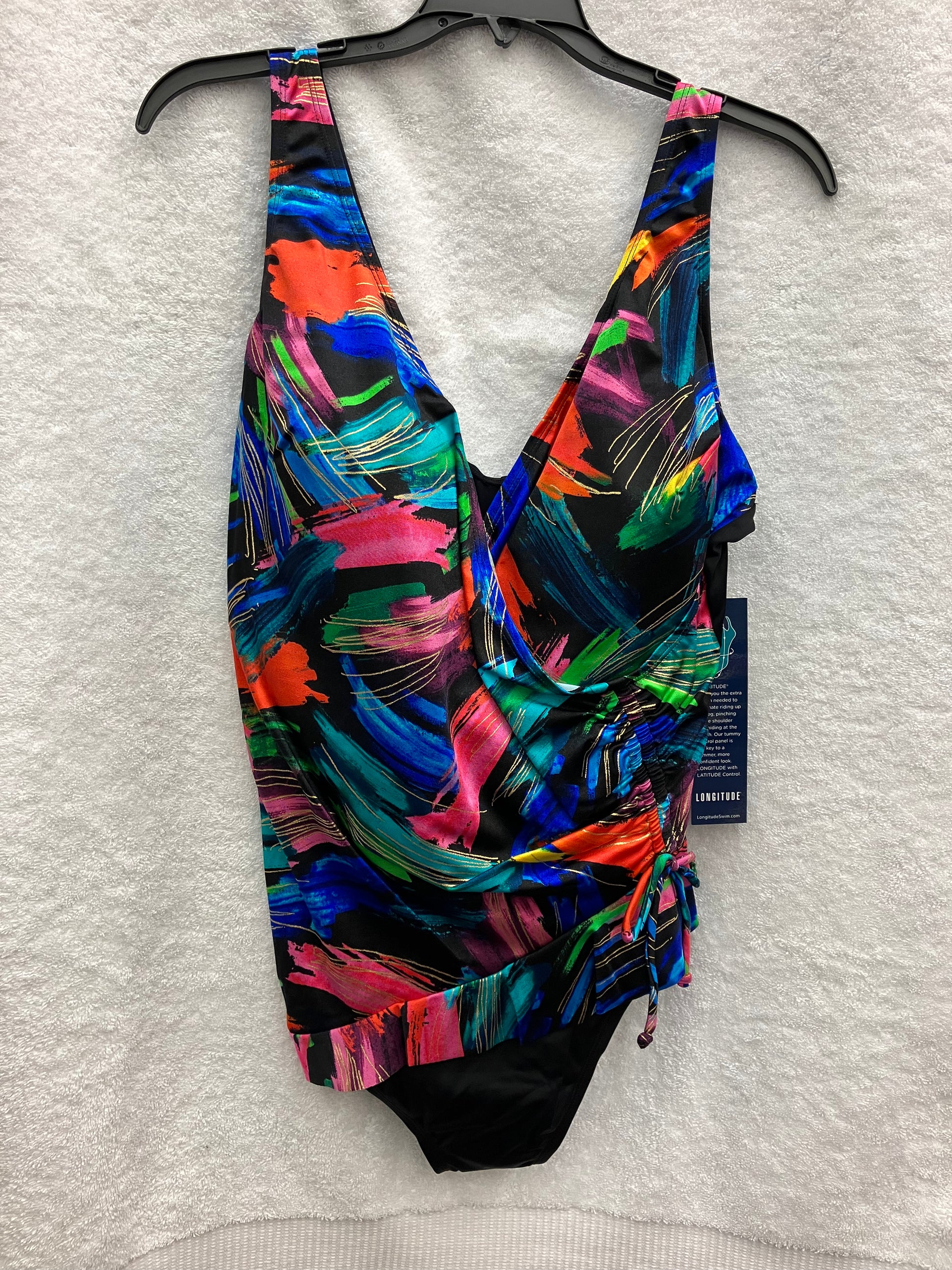 Longitude Multicolor One Piece Suit Size 18 Cy s Swim and Tuxedos