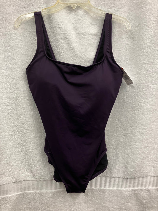 TYR Deep Plum Scoop Neck Control Lift Suit Size 16