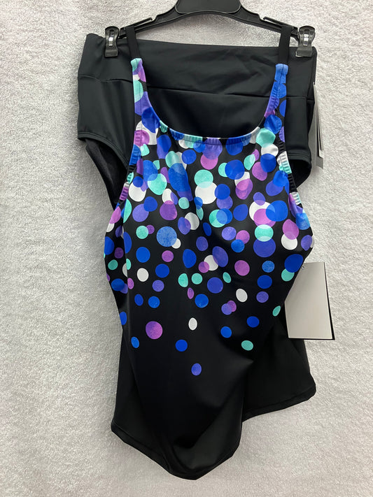 Dolfin Multicolor Confetti High Neck Control Lift Size 8