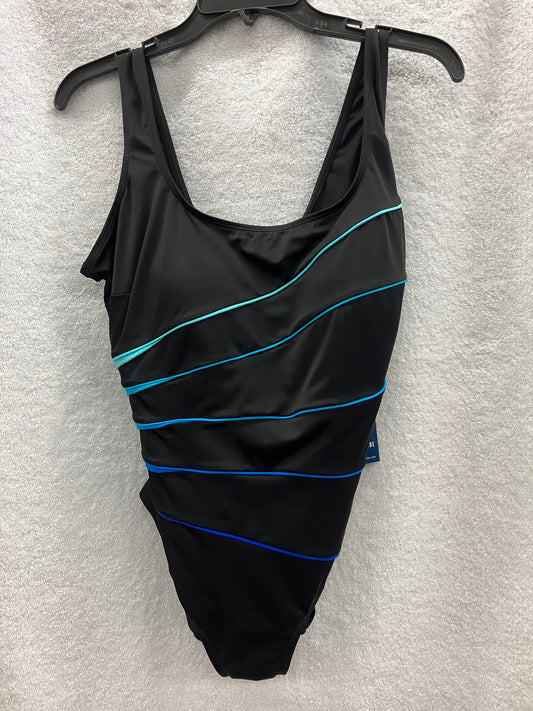 Longitude Blue One Piece Suit Size 12