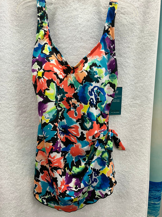Maxine Multicolor Wide Strap Sarong Size 12