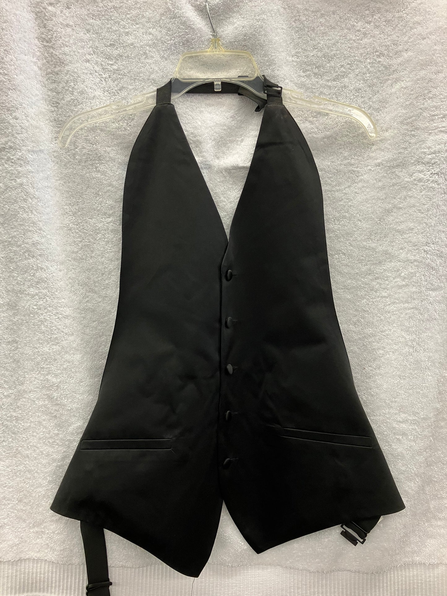 Boys Black Medium Backless Vest