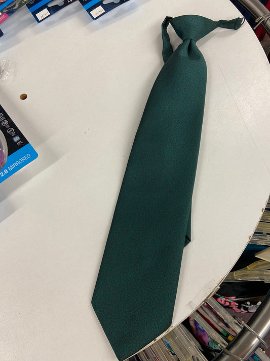 Patterned Green Long Tie