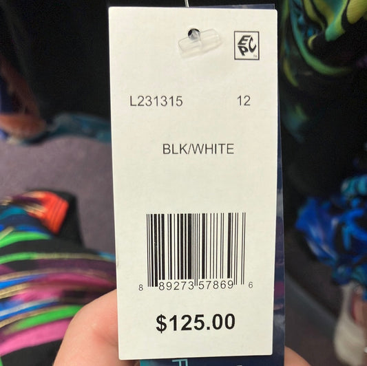 Longitude Blk/White One Piece Suit Size 12
