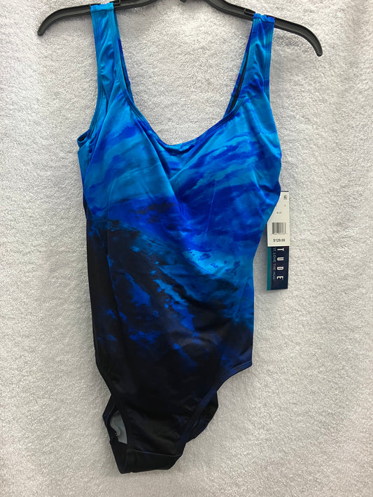 Longitude Blue One Piece Suit Size 12