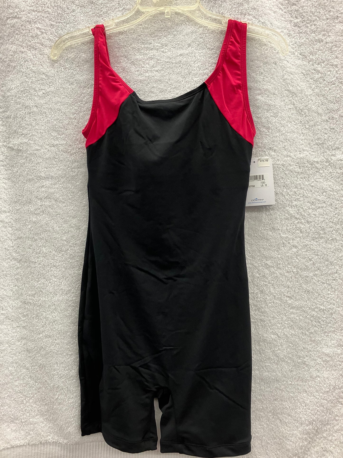 Dolfin Aquashape Black/Pink Instructor Suit Size 10