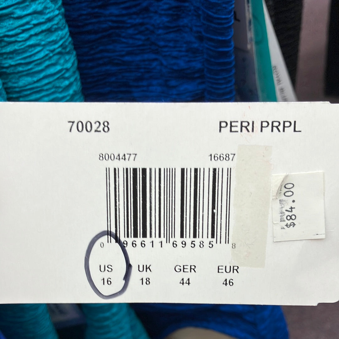 Penbrooke Peri Purple Surplice Suit Size 16