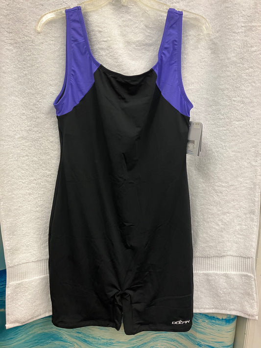 Dolfin Black/Purple Instructor Suit Size 16