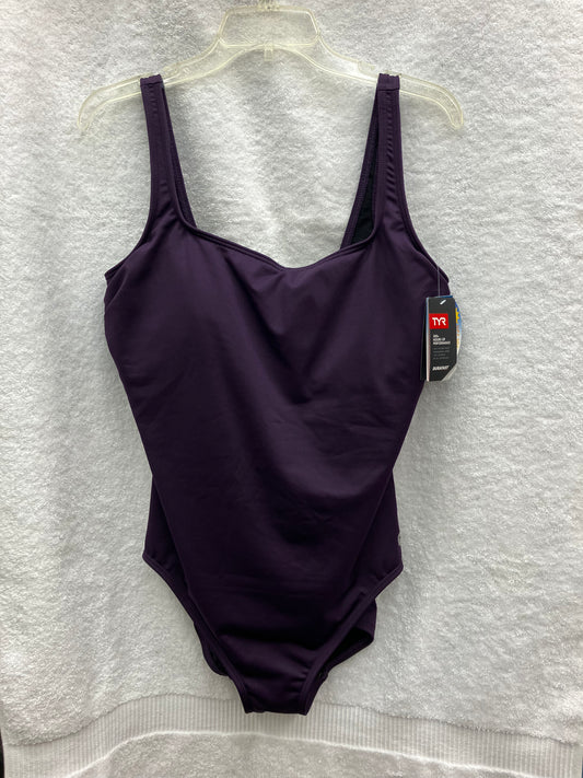 TYR Deep Plum Scoop Neck Control Lift Suit Size 22