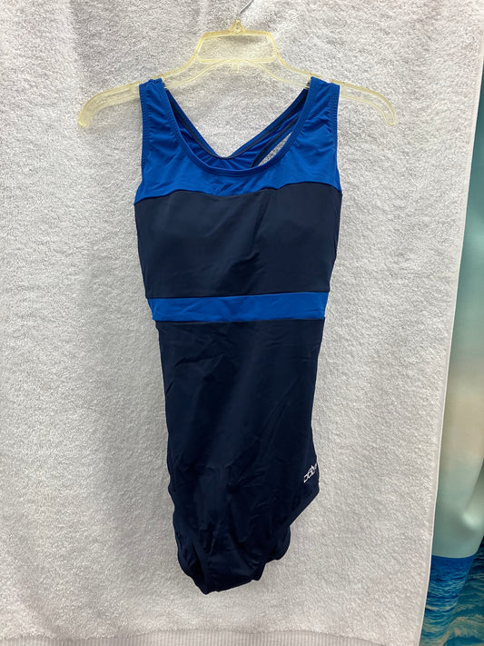 Dolfin Navy/Royal H Back Suit Size 12