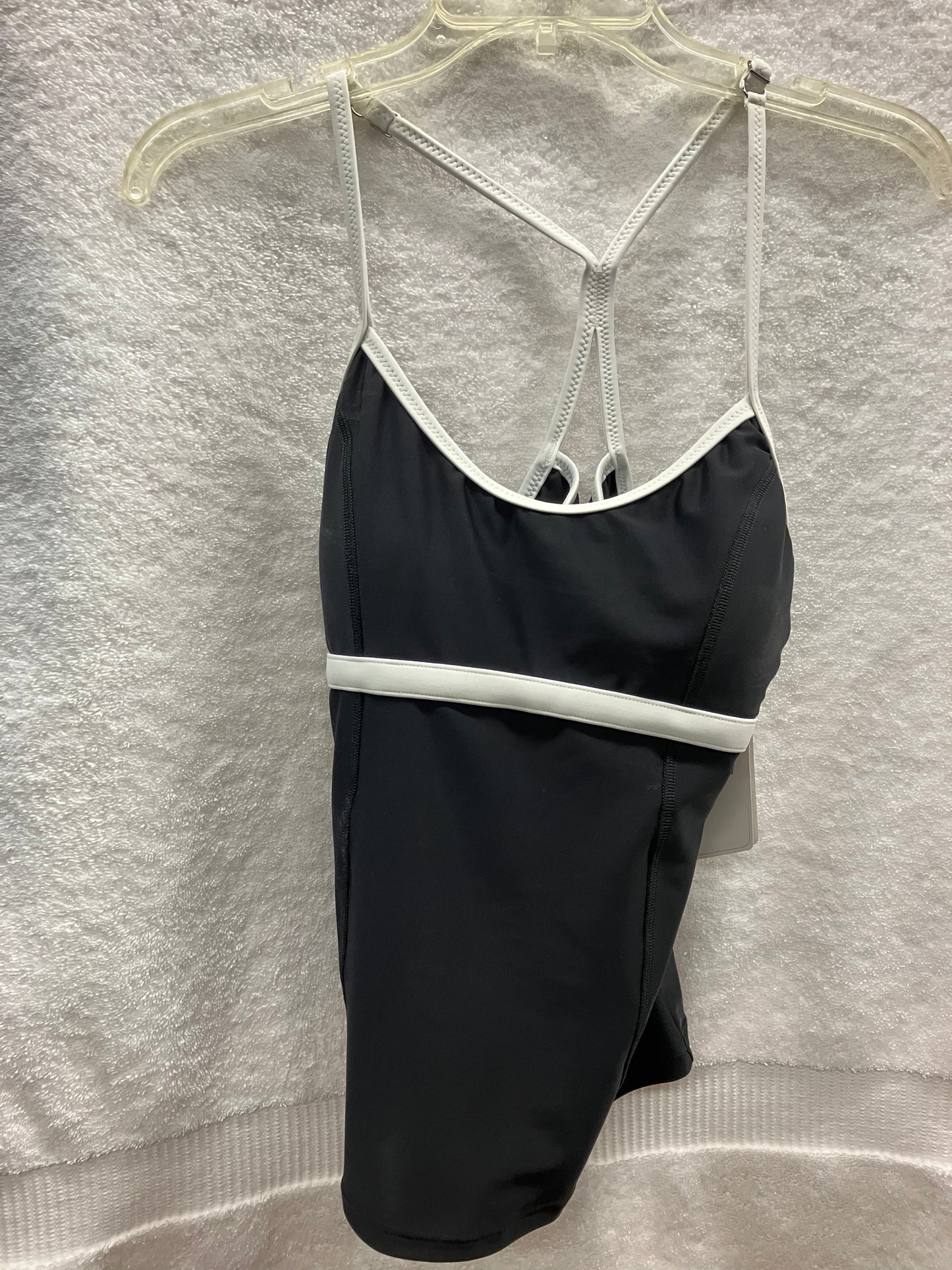 Medium Speedo Black White Spaghetti Strap Top