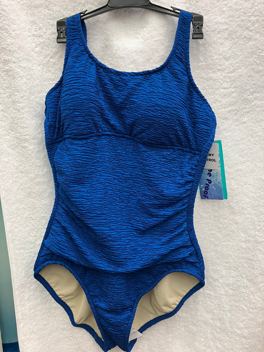 Penbrooke Marine Blue One Piece Suit Size 14