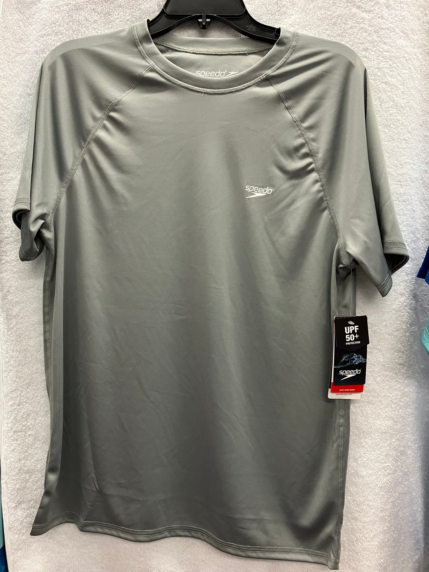 Speedo Grey Easy Swim Shirt Size Small