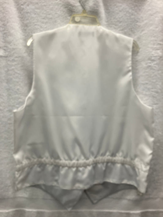 Large White/Silver Vest