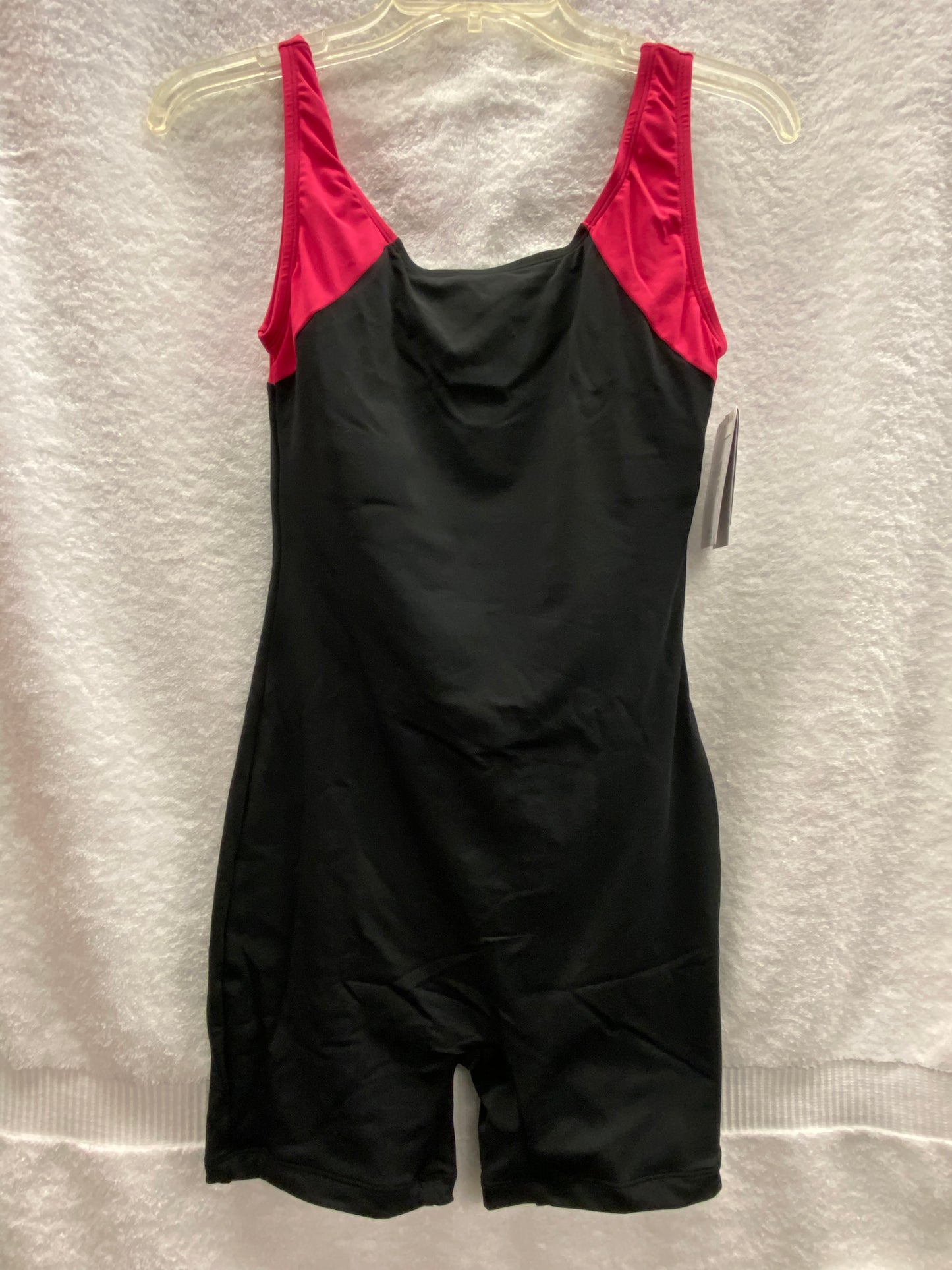 Dolfin Black/Pink Aquatic Fitness Instructor Suit Size 10