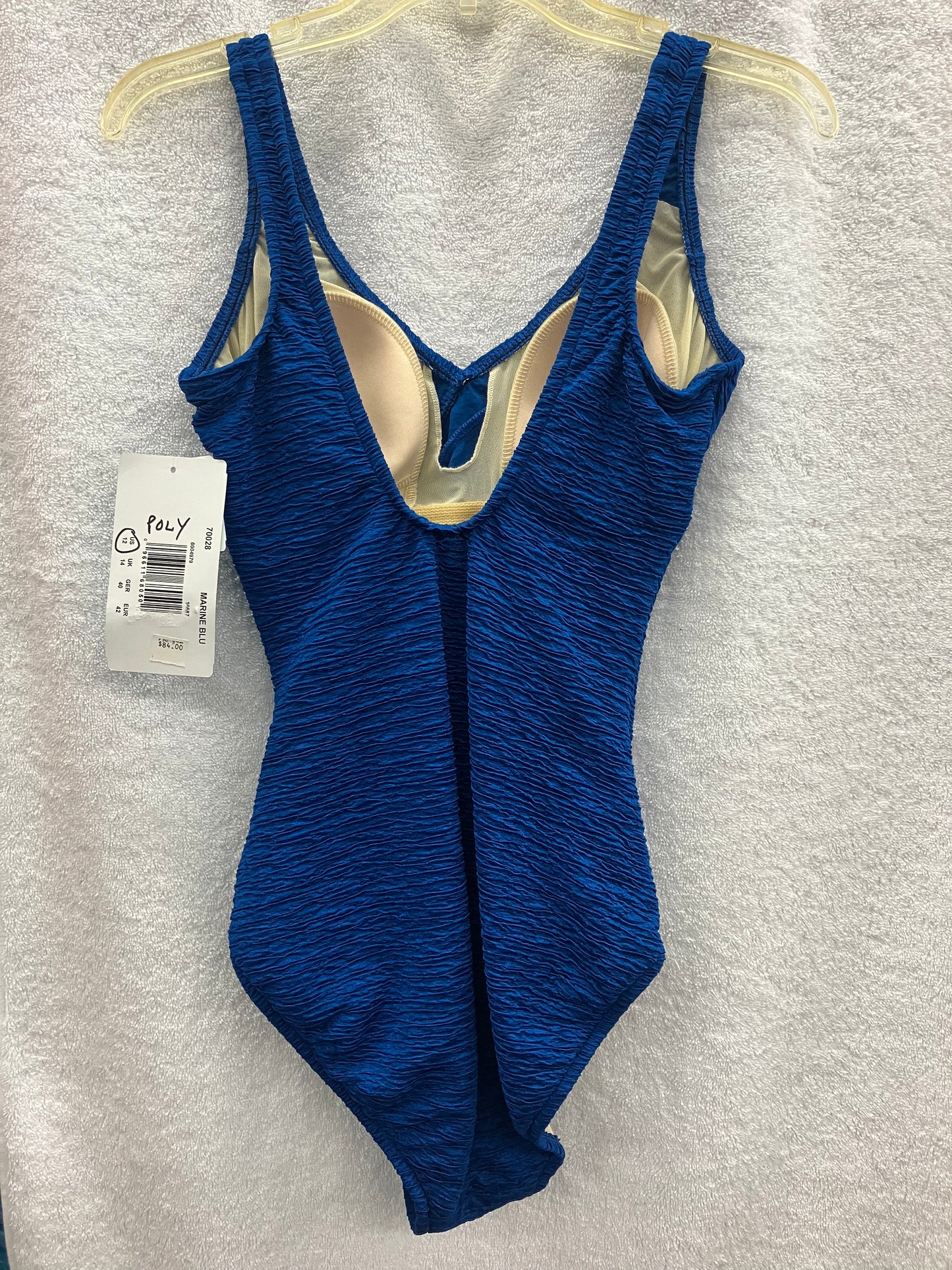 Penbrooke Marine Blue One Piece Suit Size 12