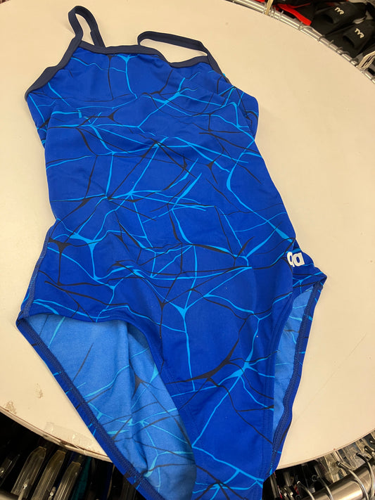 Arena Blue One Piece Swimsuit Size 36
