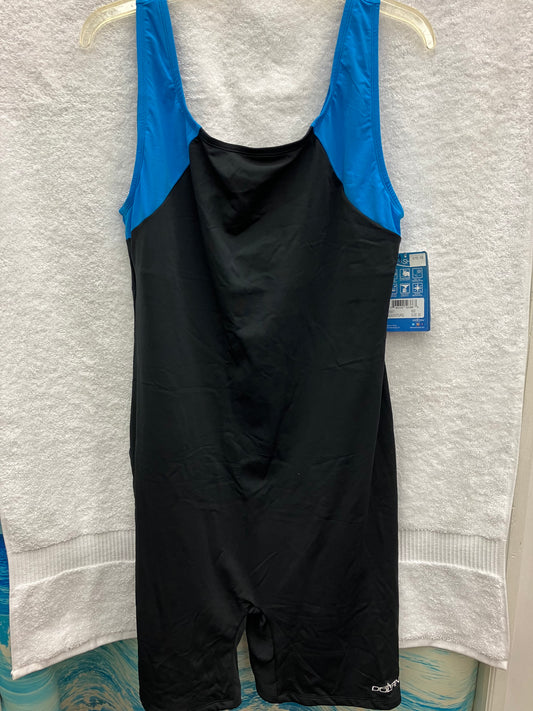 Dolfin Black/Turquoise Instructor Suit Size 22