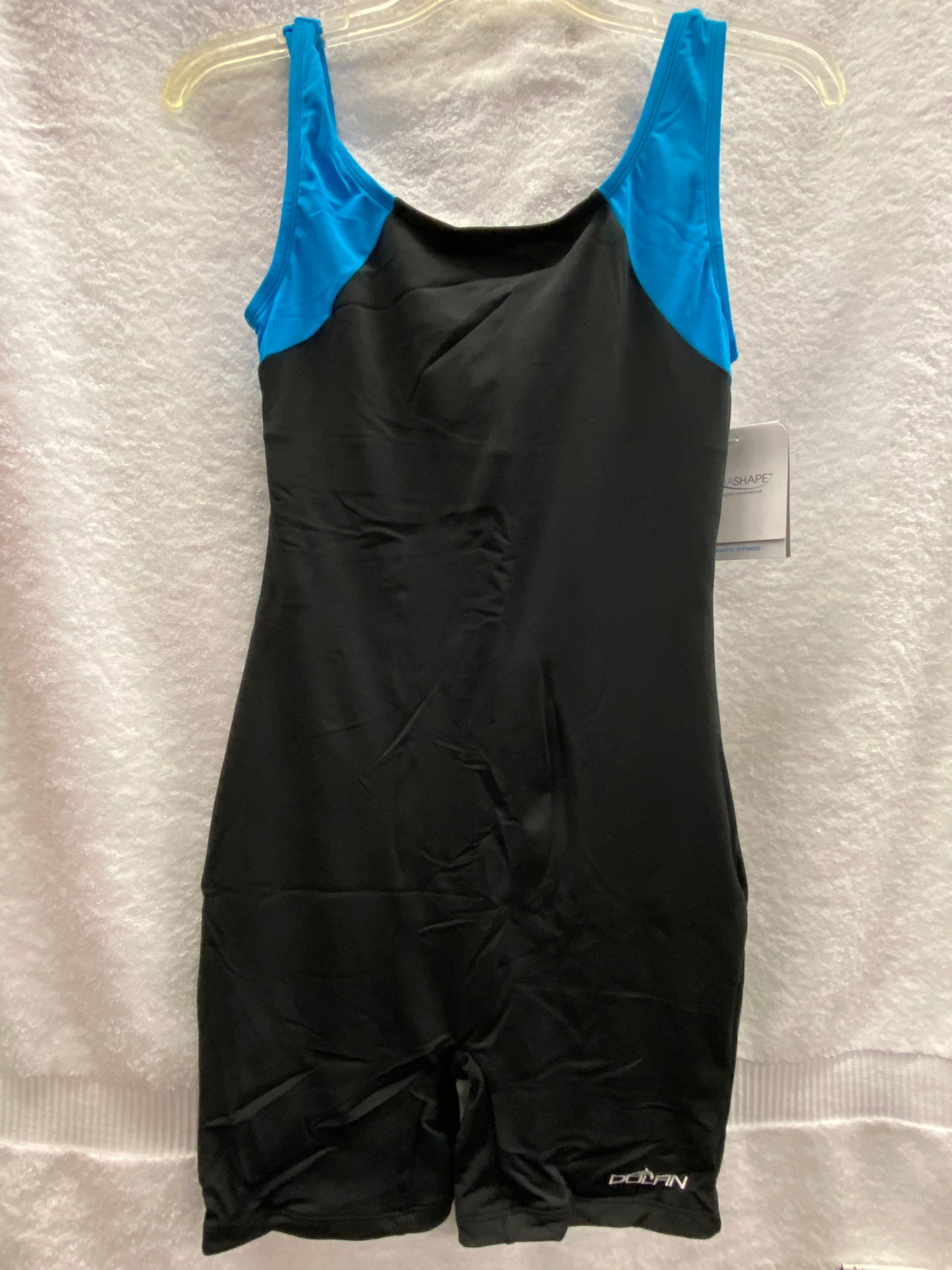 Dolfin Blue/Turquoise Aquatic Fitness Instructor Suit Size 10