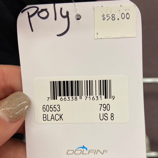 Dolfin Black Aquatic Fitness One Piece H Back Size 8