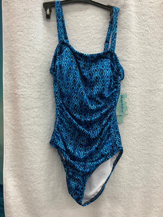 Penbrooke Blue Shape Solver One Piece Missy Control Size 12