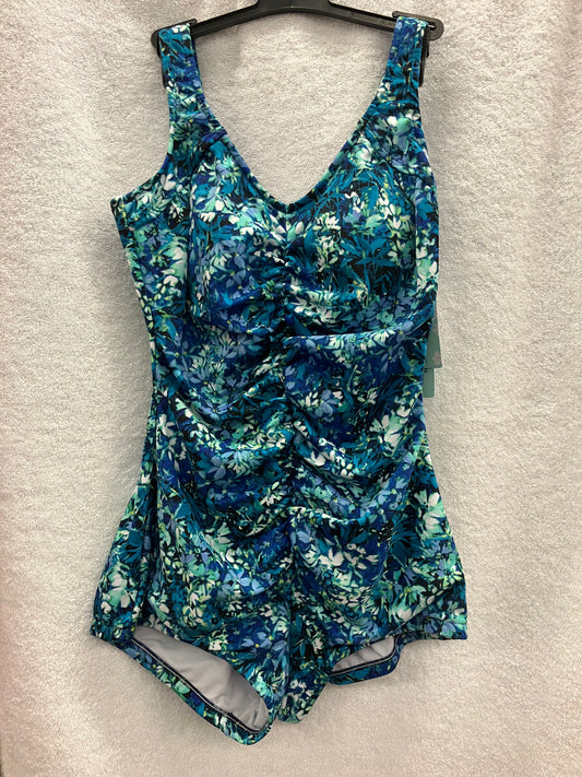 Penbrooke Multicolor Shape Solver One Piece Missy Control Size 12